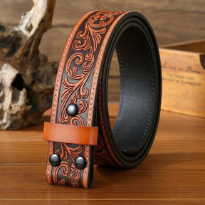 Cinto de Couro "Frontier" sem Fivela - Esporatto