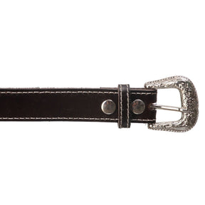 Cinto Infantil Campero - Couro Legítimo Fivela Simples Ajustável