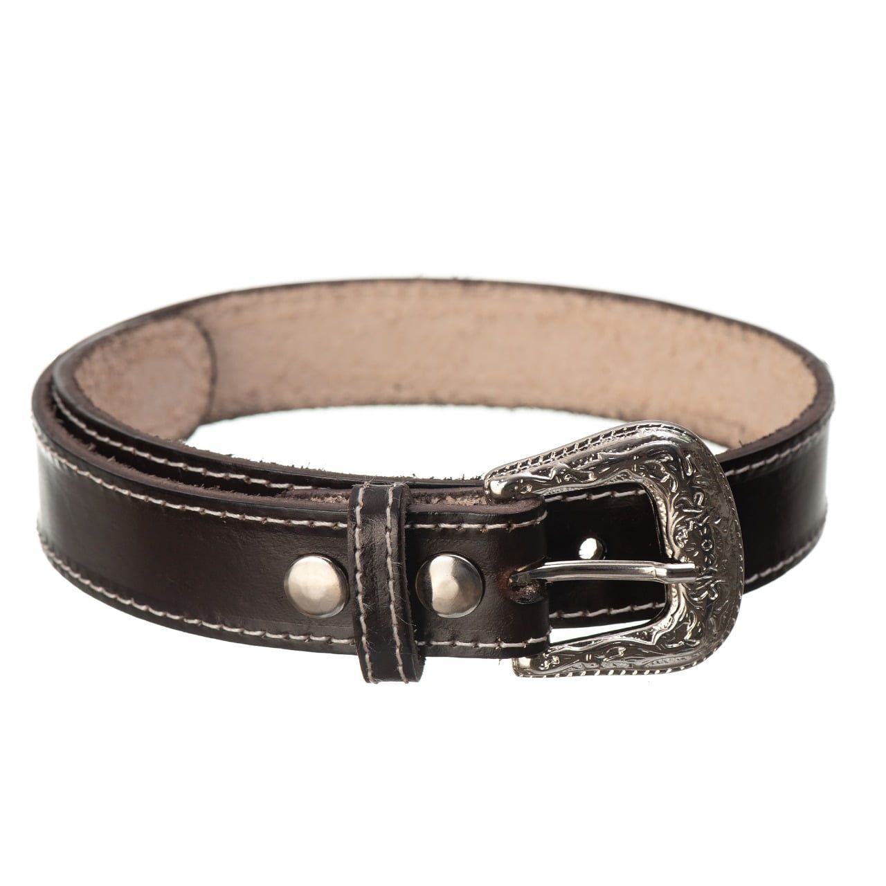 Cinto Infantil Campero - Couro Legítimo Fivela Simples Ajustável