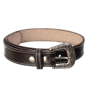 Cinto Infantil Campero - Couro Legítimo Fivela Simples Ajustável