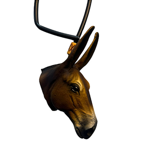 Enfeite De Retrovisor Country Formato De Mula + Mini Laço