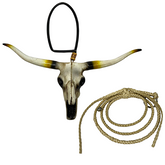 Enfeite De Retrovisor Long Horn + Mini Laço