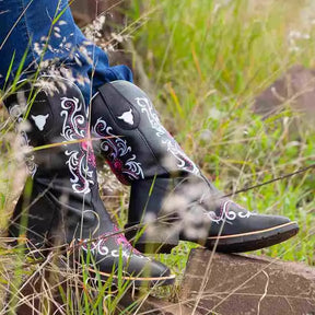 Bota Texana Feminina "Orquídea Rosa" - Esporatto