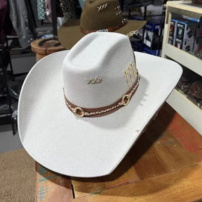 Chapéu Cowboy Americano 3 Cravos Gelo: Estilo Country Autêntico e Confortável