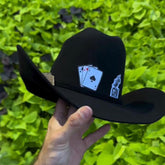 Chapéu Country Preto Lã Premium para Rodeios Cavalgadas Festas e Estilo