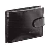 Carteira Masculina de Couro Marrom - Porta Moedas, Zíper Interno, Compacta e Segura