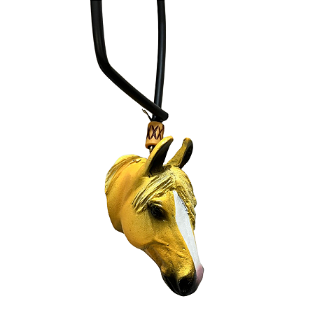 Enfeite De Retrovisor Country Formato De Cavalo Quarto de Milha