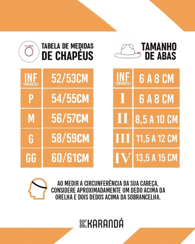 CHAPÉU K INVERTIDA AMERICANO ESPECIAL ABA G (MOLDADO)