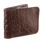 Carteira Masculina Premium Couro Jacaré Marrom