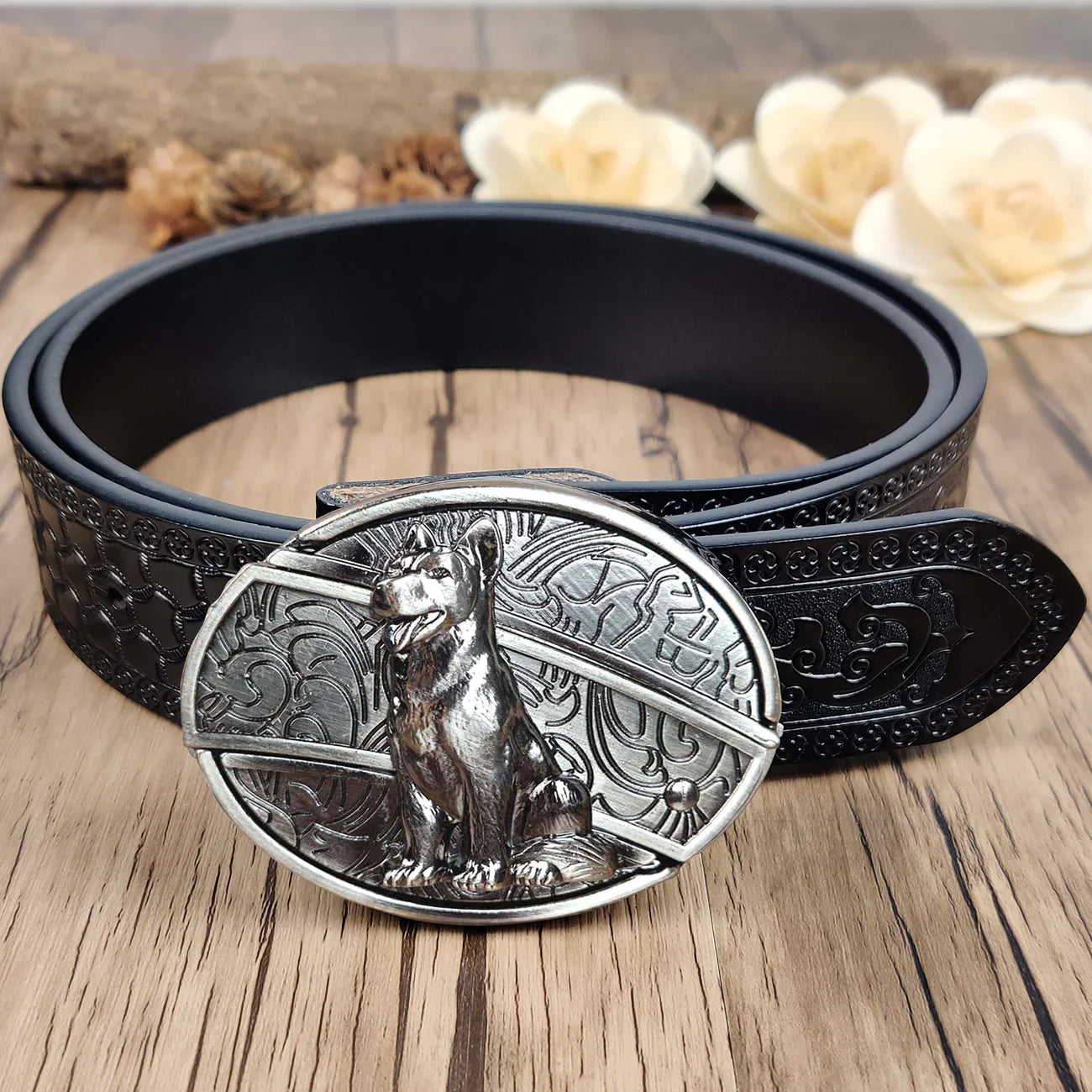 Fivela Cão Pastor com Canivete Secreto - Esporatto