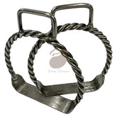 Estribo De Aço Inox Torcido - Para Selas e Arreios